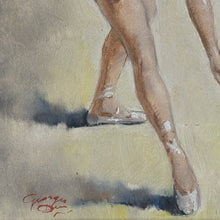 Load image into Gallery viewer, Late 19th Century French Ballerina Painting