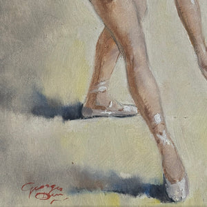 Late 19th Century French Ballerina Painting