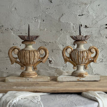 Load image into Gallery viewer, Pair Of Early 19th Century Italian Candlesticks