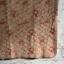 Load image into Gallery viewer, 19th Century French Boutis Floral Quilt