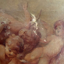 Load image into Gallery viewer, Early 19th Century French Putti Painting On Canvas
