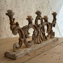 Load image into Gallery viewer, Late 19th Century Italian Wooden Candelabra