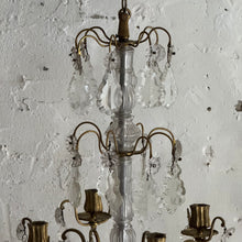 Load image into Gallery viewer, Late 19th Century French 4-Arm Candle Chandelier