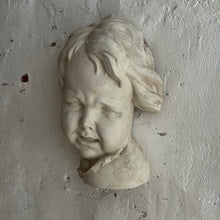 Load image into Gallery viewer, Late 19th Century French Plaster Putti Head