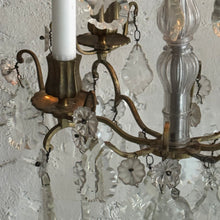 Load image into Gallery viewer, Late 19th Century French 4-Arm Candle Chandelier