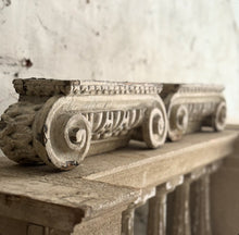 Load image into Gallery viewer, Pair Of 19th Century French Wooden Capital Fragments