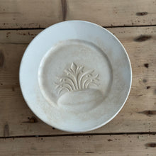Load image into Gallery viewer, Set of Four Antique French Digoin &amp; Sarreguemines Fleur-de-Lis Ironstone Entrée Plates