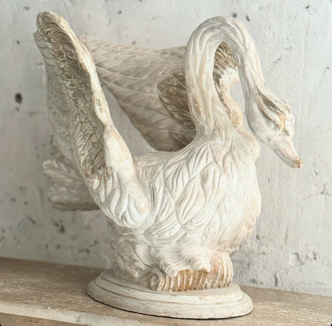 Italian Carved Swan