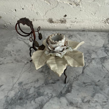 Load image into Gallery viewer, Pair Of Mid Century Italian Tole Floral Candle Holders