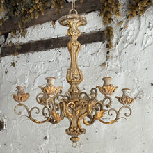 Load image into Gallery viewer, Late 19th Century Italian Candle Chandelier