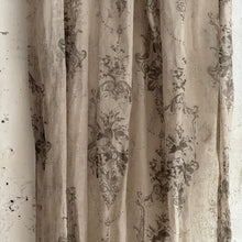 Load image into Gallery viewer, French Style Floral Tab Top Curtain Panel