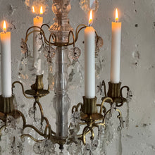 Load image into Gallery viewer, Late 19th Century French 4-Arm Candle Chandelier
