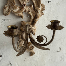 Load image into Gallery viewer, Pair Of Early 19th Century Italian Wooden Candle Appliqués
