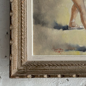 Late 19th Century French Ballerina Painting