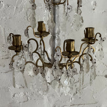 Load image into Gallery viewer, Late 19th Century French 4-Arm Candle Chandelier