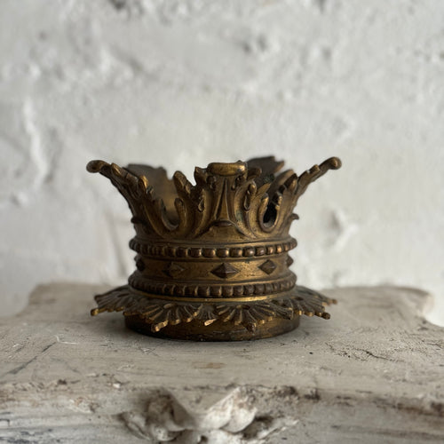 Late 19th Century French Brass Crown