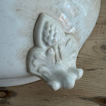 Load image into Gallery viewer, French Digoin &amp; Sarreguemines Ironstone Lion Mask Soupière Base