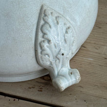 Load image into Gallery viewer, French Opaque De Sarreguemines Ironstone Soupière Base with Acanthus Leaf Decoration