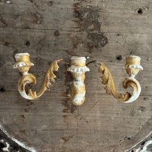 Load image into Gallery viewer, Late 18th Century French Wooden Boiserie Candelabra