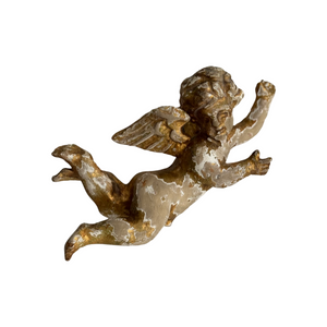 19th Century French Wooden Putti