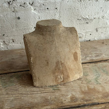 Load image into Gallery viewer, Late 19th Century French Miniature Tailor’s Mannequin Bust