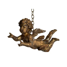 Load image into Gallery viewer, Late 19th Century French Wooden Flying Putto