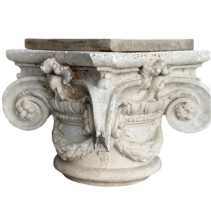 Late 19th Century French Plaster Capital