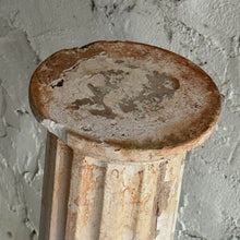 Load image into Gallery viewer, Antique French Fluted Plaster Pedestal Column