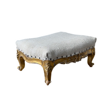 Load image into Gallery viewer, Early 19th Century French Giltwood Stool