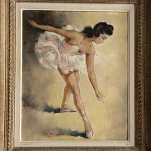 Load image into Gallery viewer, Late 19th Century French Ballerina Painting