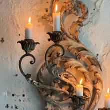 Load image into Gallery viewer, Late 19th Century French Candle Appliqué