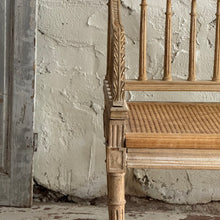 Load image into Gallery viewer, Late 19th Century French Cane Bench