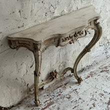 Load image into Gallery viewer, Early 19th Century French Louis XV Style Carved Painted Console Table