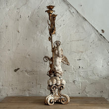 Load image into Gallery viewer, Early 19th Century Italian Wooden Putti Candelabra