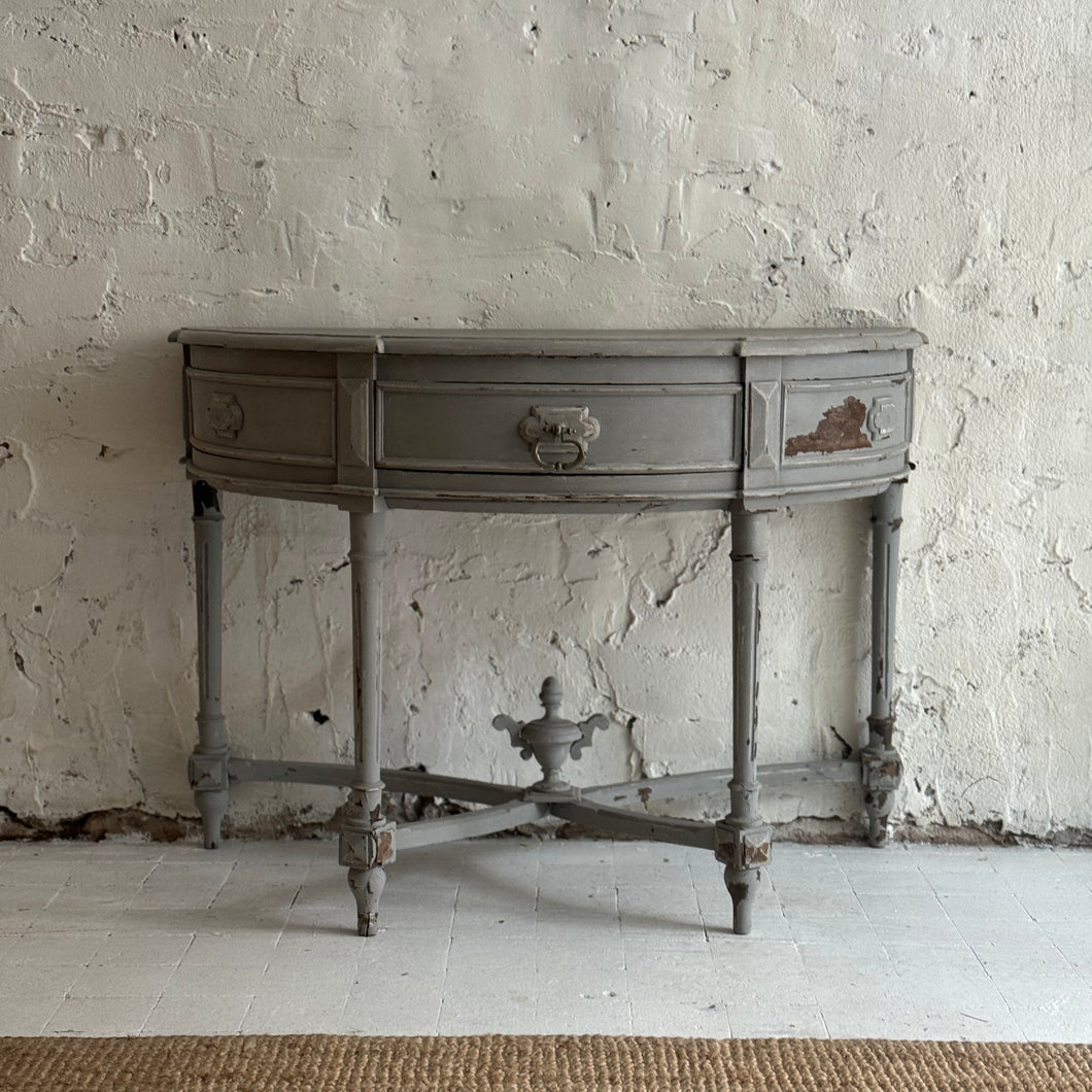 19th Century Italian Demi Lune Console