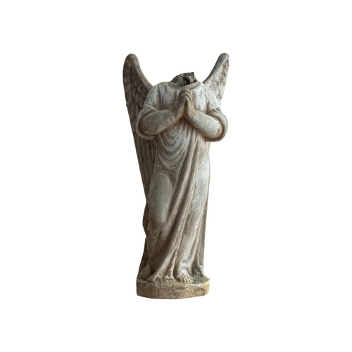 Early 19th Century French Wooden Angel
