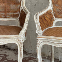 Load image into Gallery viewer, Pair Of 19th Century French Rattan Armchairs