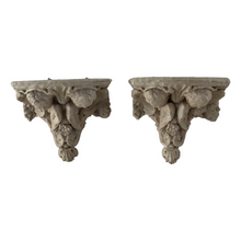 Load image into Gallery viewer, Pair Of 19th Century French Plaster Corbels