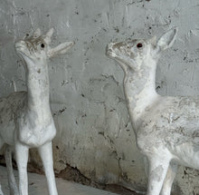 Load image into Gallery viewer, Pair Of 20th Century French Stone Deer Garden Statues