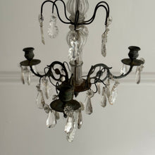 Load image into Gallery viewer, Late 19th Century French 3-Arm Candle Chandelier