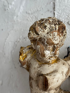 Pair Of Late 18th Century Italian Wooden Putti