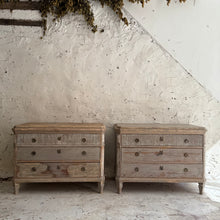 Load image into Gallery viewer, Rare Pair Of Swedish Gustavian Chests