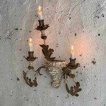 Load image into Gallery viewer, Late 19th Century French Candle Appliqué