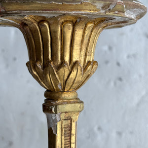 19th Century French Giltwood Candlestick