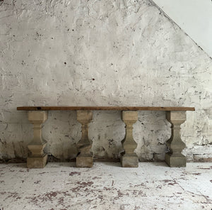 20th Century French Balustrade Console