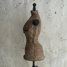 Load image into Gallery viewer, Late 19th Century French Wasp Waist Mannequin