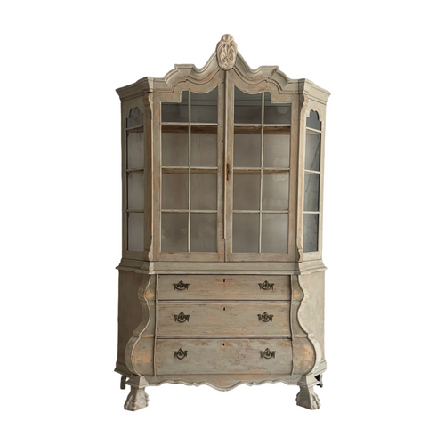 Early 19th Century Dutch Bombe Vitrine