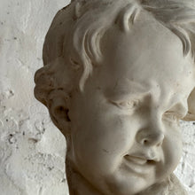 Load image into Gallery viewer, Late 19th Century French Plaster Putti Head