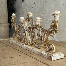 Load image into Gallery viewer, Late 19th Century Italian Wooden Candelabra