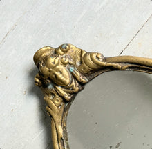 Load image into Gallery viewer, 20th Century French Brass Putti Hand Mirror